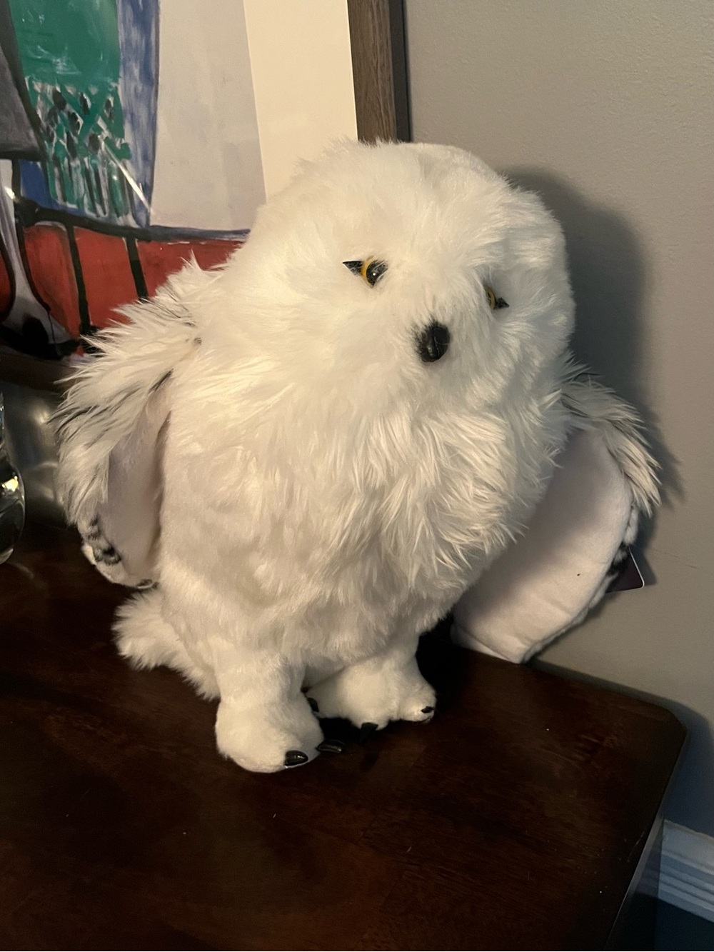 New Harry Potter Noble Collection Hedwig Collector Plush 2 Snowy Owl